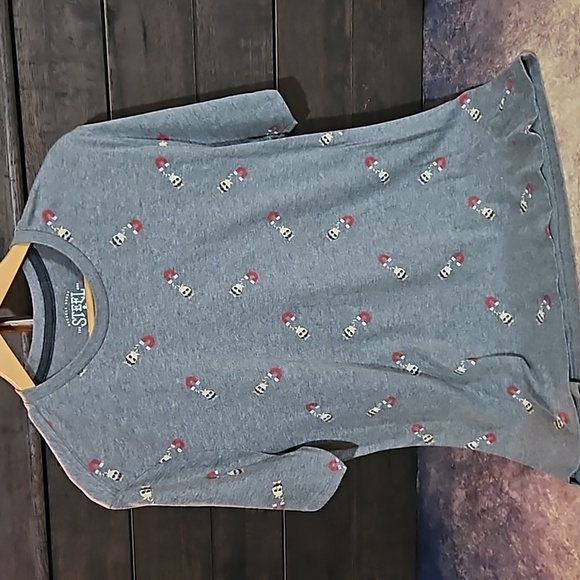 Gray Graphic Tshirt Magnetic Chicken - Picture 1 of 6